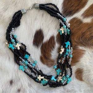 Western Cross Necklace